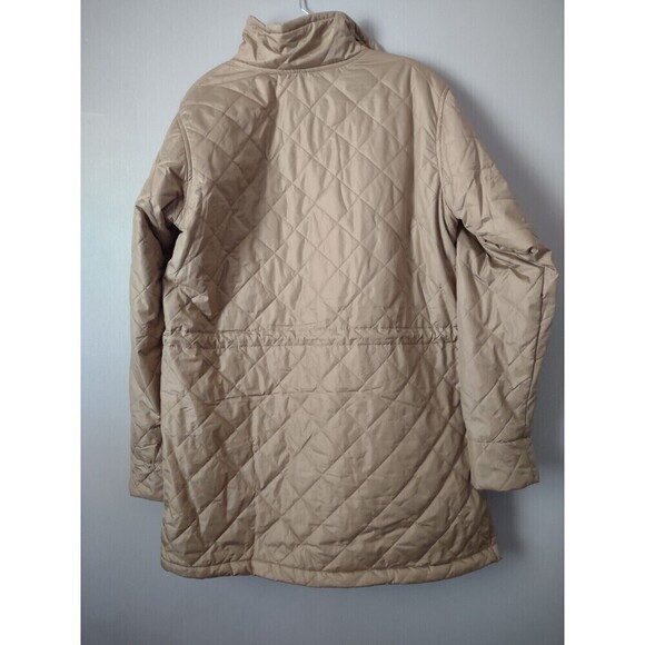 Nwot Columbia Women's Large Copper Crest Quilted Novelty Jacket Tan Insulated - Picture 7 of 11